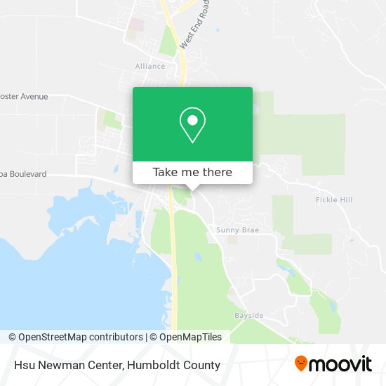 Mapa de Hsu Newman Center