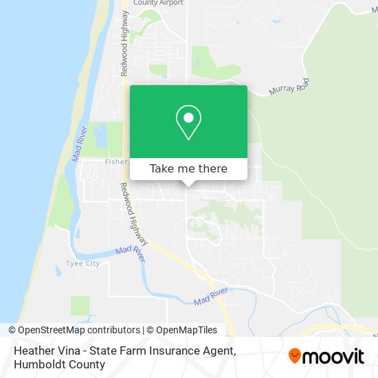Mapa de Heather Vina - State Farm Insurance Agent