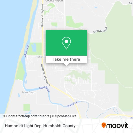 Humboldt Light Dep map