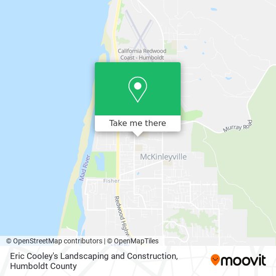 Eric Cooley's Landscaping and Construction map