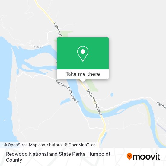 Mapa de Redwood National and State Parks