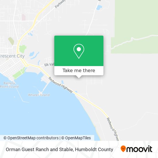 Orman Guest Ranch and Stable map