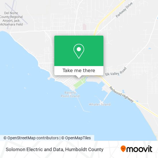 Solomon Electric and Data map