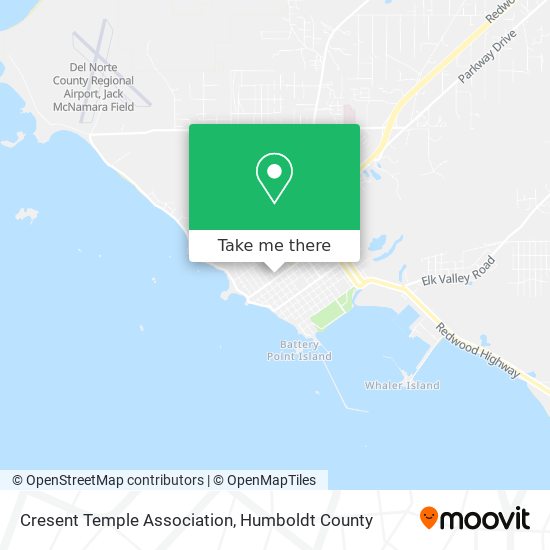 Cresent Temple Association map