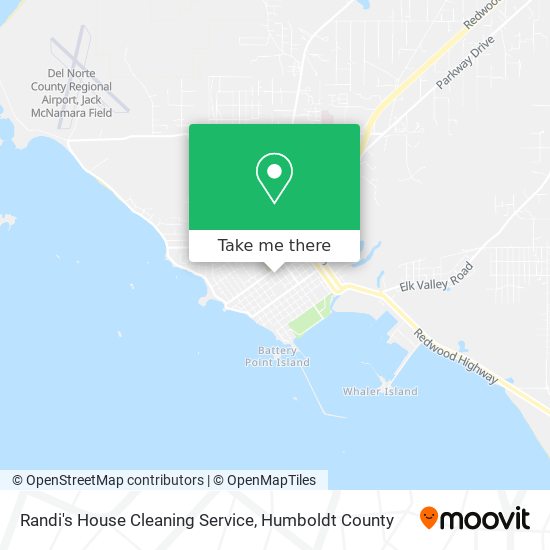 Mapa de Randi's House Cleaning Service
