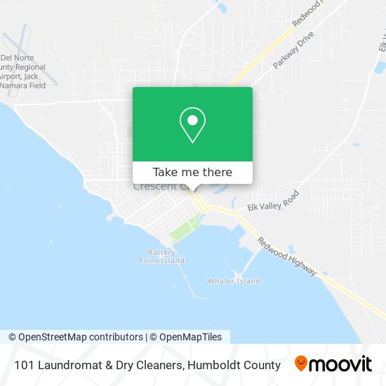 101 Laundromat & Dry Cleaners map