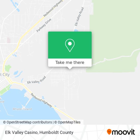 Elk Valley Casino map