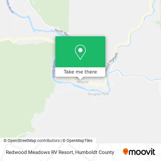 Redwood Meadows RV Resort map