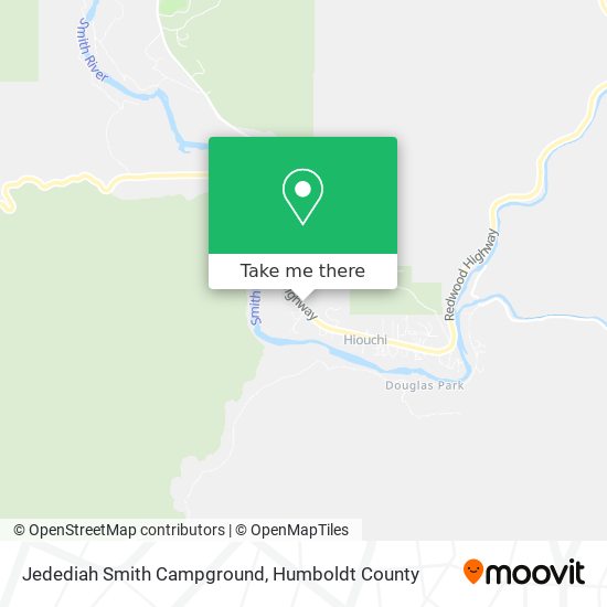 Mapa de Jedediah Smith Campground