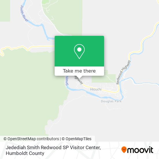 Mapa de Jedediah Smith Redwood SP Visitor Center