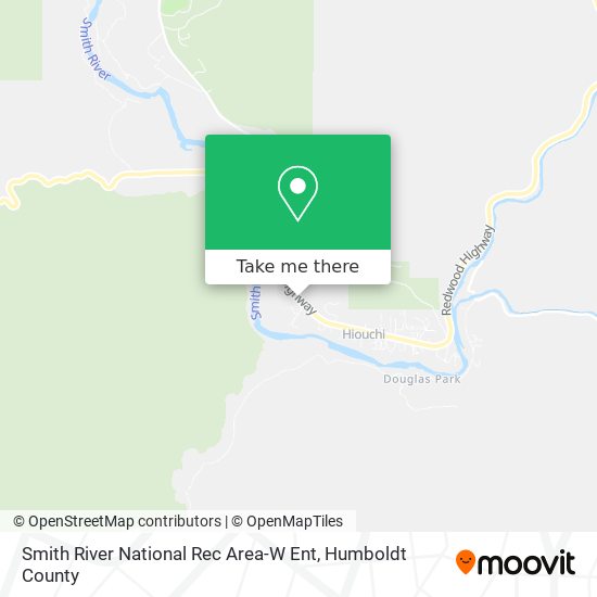 Smith River National Rec Area-W Ent map