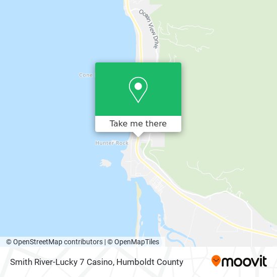 Smith River-Lucky 7 Casino map