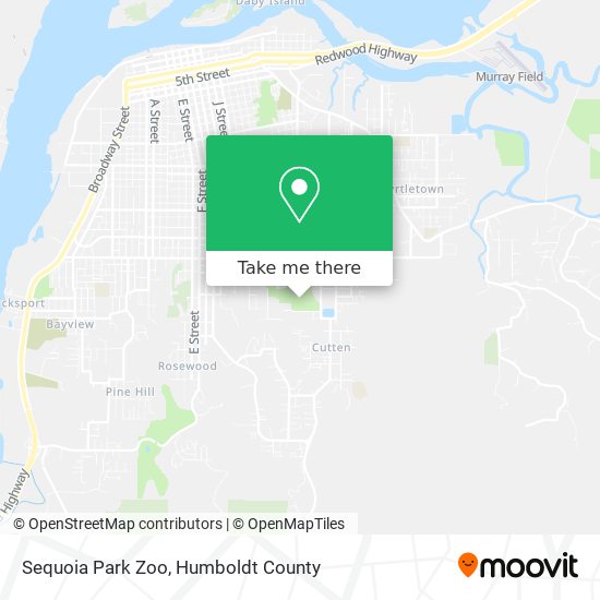Mapa de Sequoia Park Zoo