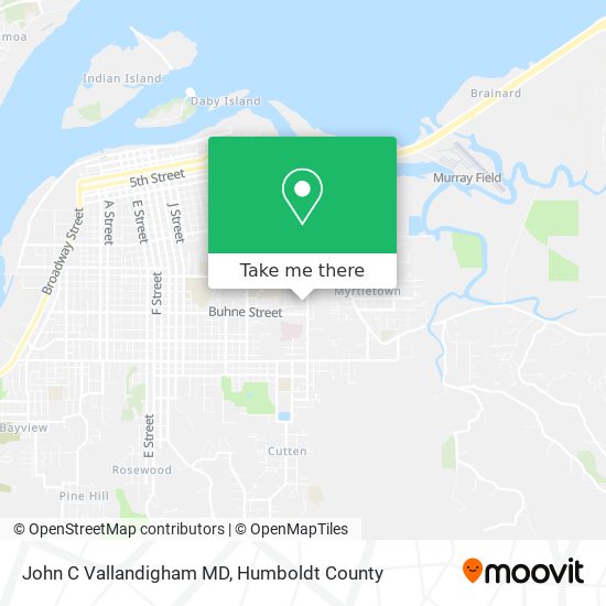 Mapa de John C Vallandigham MD