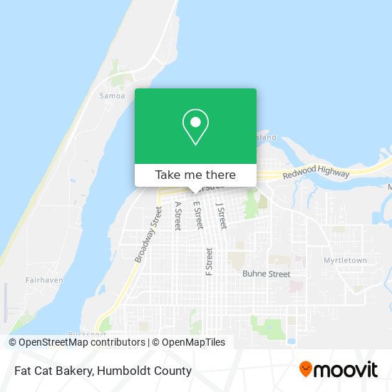 Fat Cat Bakery map