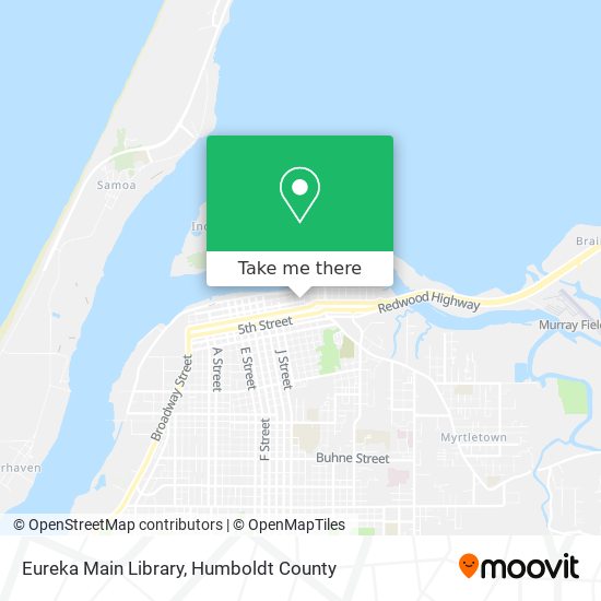 Eureka Main Library map