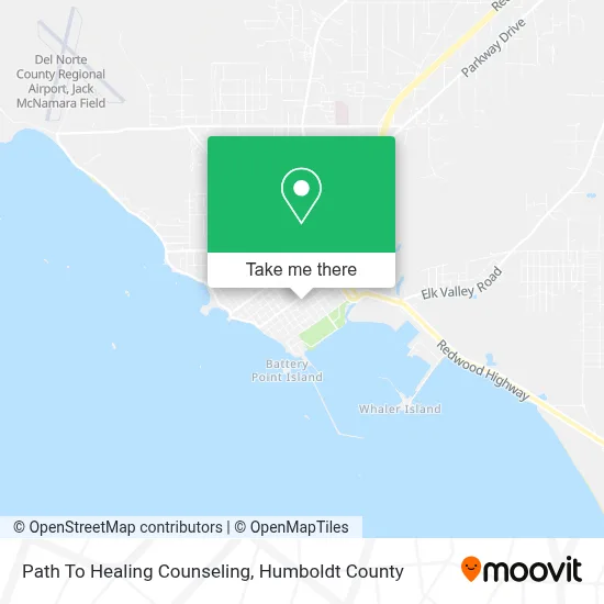 Path To Healing Counseling map