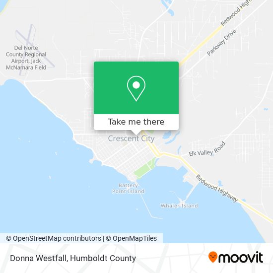 Donna Westfall map
