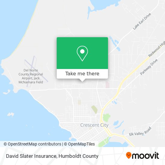 David Slater Insurance map