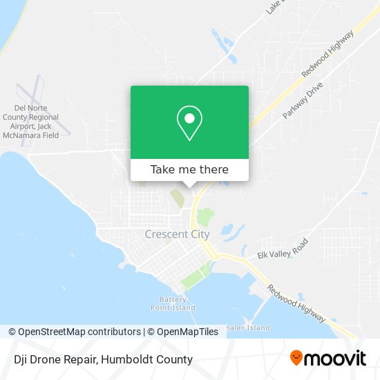 Mapa de Dji Drone Repair