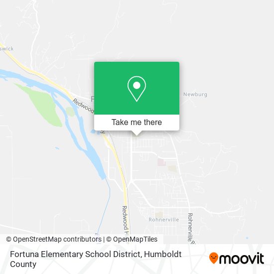 Fortuna Elementary School District map