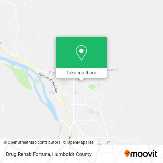 Drug Rehab Fortuna map