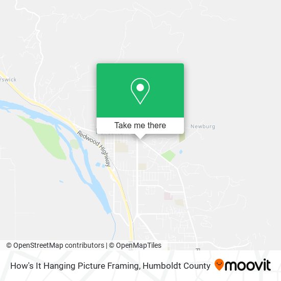 How's It Hanging Picture Framing map