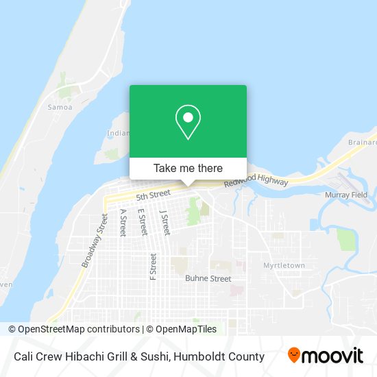 Cali Crew Hibachi Grill & Sushi map