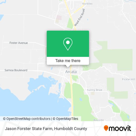 Jason Forster State Farm map