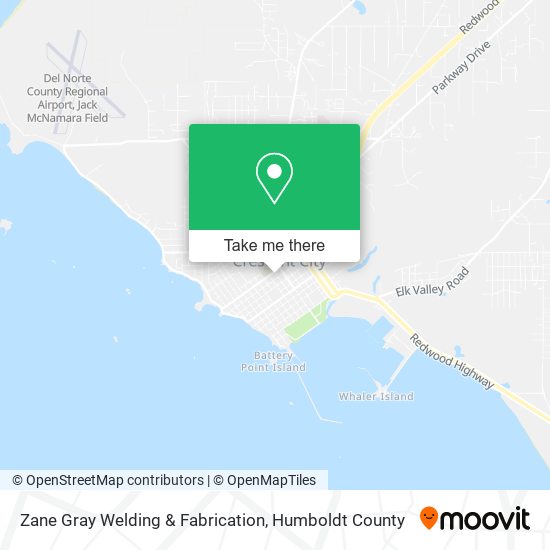 Zane Gray Welding & Fabrication map