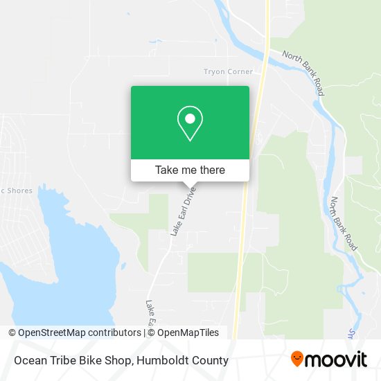 Ocean Tribe Bike Shop map