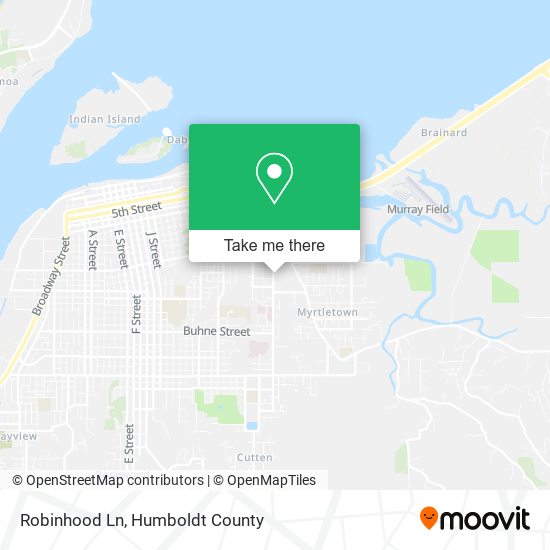 Robinhood Ln map