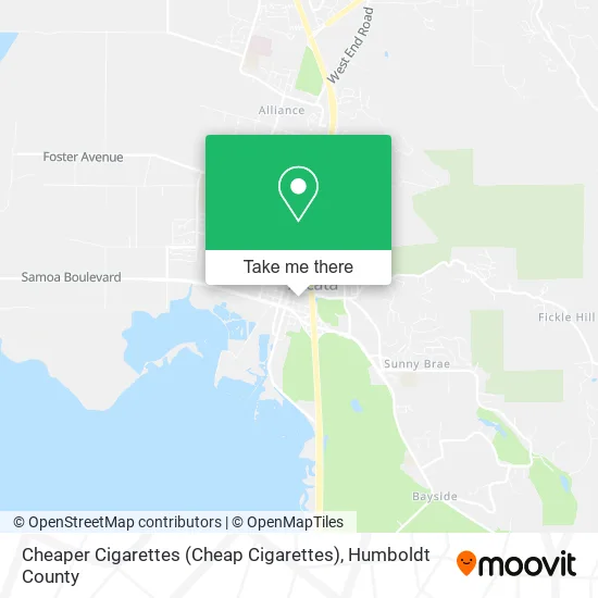 Mapa de Cheaper Cigarettes (Cheap Cigarettes)