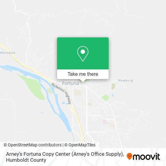 Mapa de Arney's Fortuna Copy Center (Arney's Office Supply)