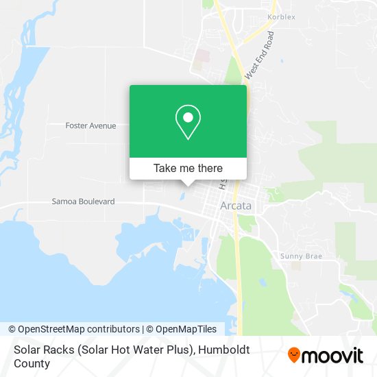 Solar Racks (Solar Hot Water Plus) map