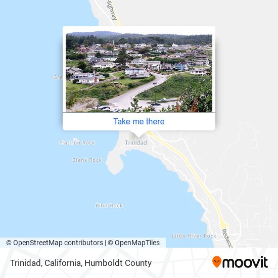 Trinidad, California map