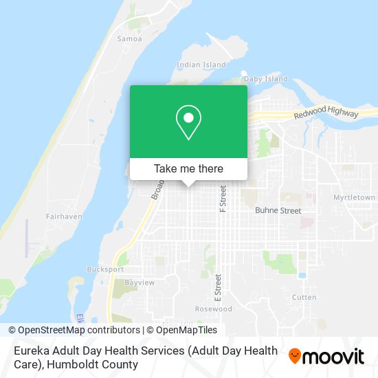 Mapa de Eureka Adult Day Health Services (Adult Day Health Care)