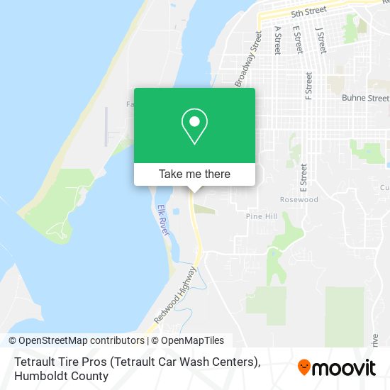 Tetrault Tire Pros (Tetrault Car Wash Centers) map