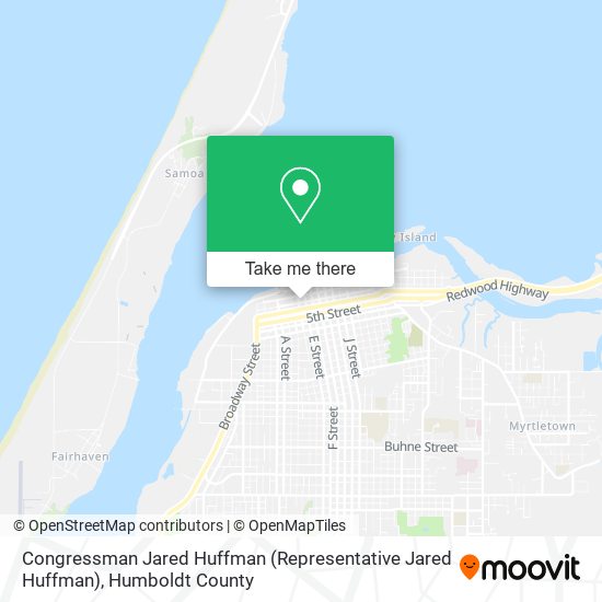 Congressman Jared Huffman (Representative Jared Huffman) map