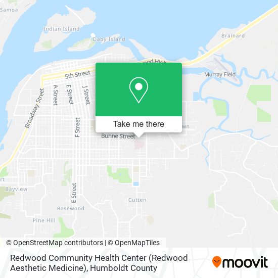 Redwood Community Health Center (Redwood Aesthetic Medicine) map