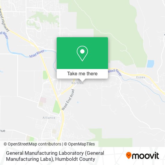 General Manufacturing Laboratory (General Manufacturing Labs) map