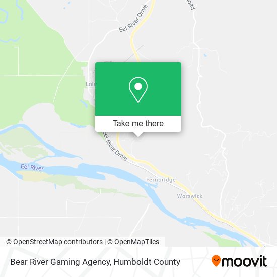Bear River Gaming Agency map