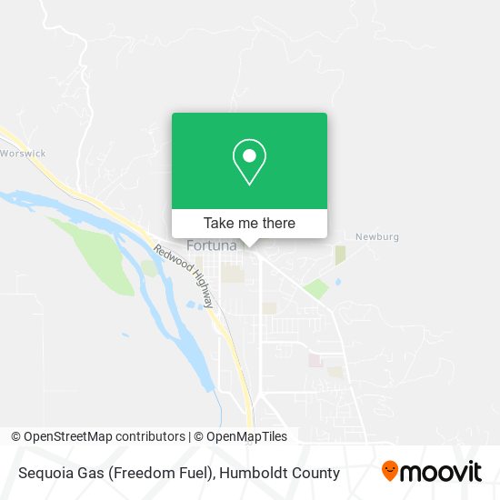 Sequoia Gas (Freedom Fuel) map