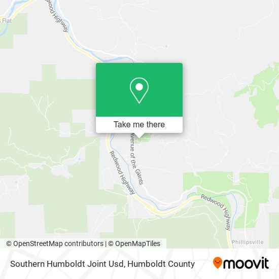 Southern Humboldt Joint Usd map