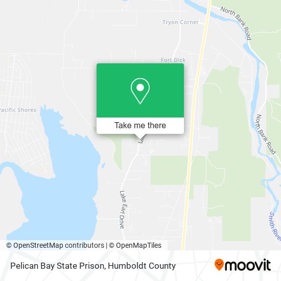 Mapa de Pelican Bay State Prison