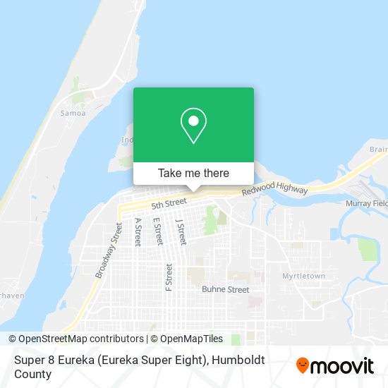 Super 8 Eureka (Eureka Super Eight) map