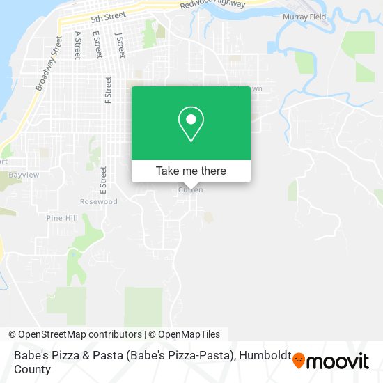 Mapa de Babe's Pizza & Pasta