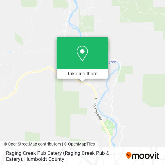 Raging Creek Pub Eatery map
