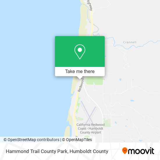 Hammond Trail County Park map