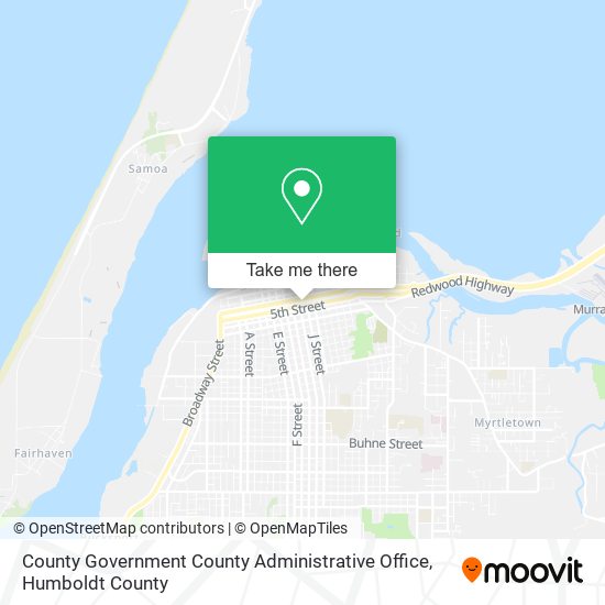 Mapa de County Government County Administrative Office